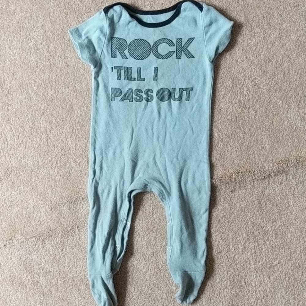 Sovereign Code SS footie Rock n Roll onesie